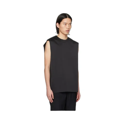 Rough-Edged Detail Vest