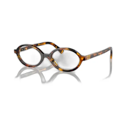 Miu Miu Eyewear Oval Frame Glasses