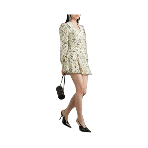 Lapel Long-Sleeved Dress
