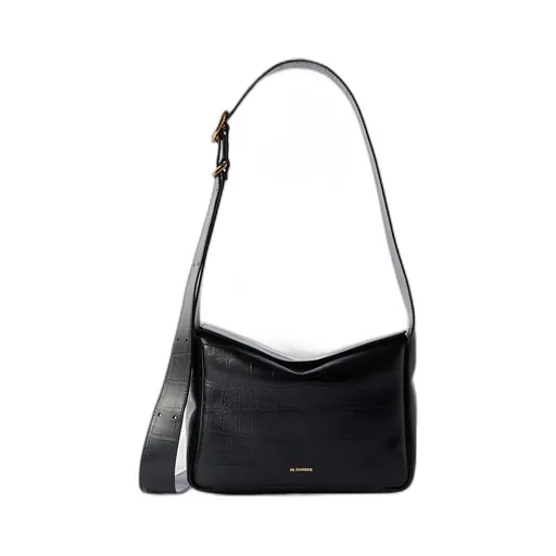 Jil Sander Embossed Messenger Bag