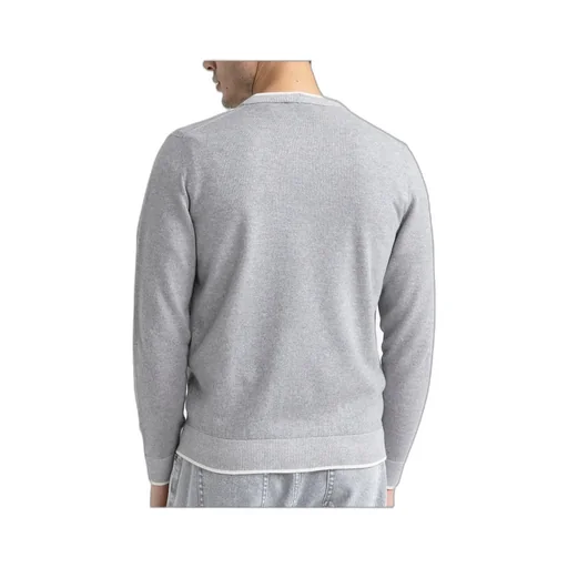 Contrast-Trim Cardigan