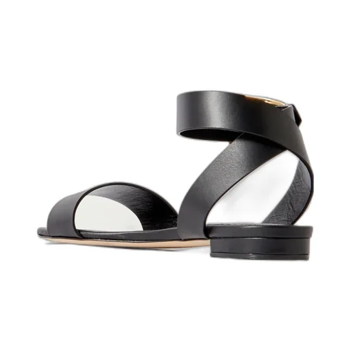 Buckle Ankle Strap Flat-Soled Sandals