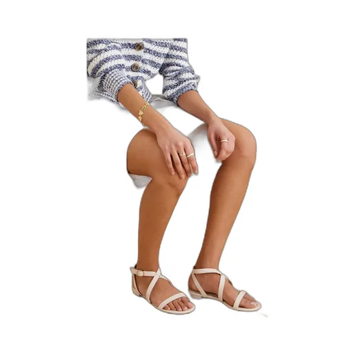 Round Head Flat-Soled Sandals