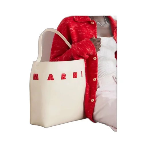 Marni Museo Logo Patch Tote Bag