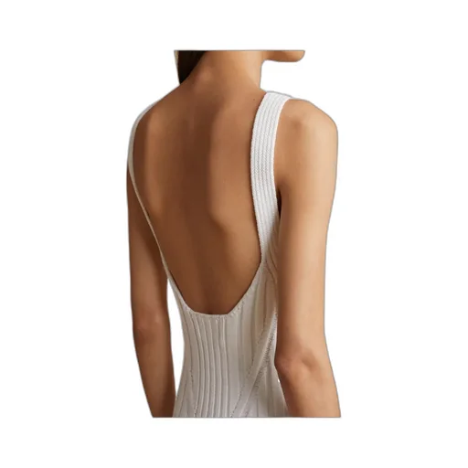 Ottilie Ribbed-Knit Dress