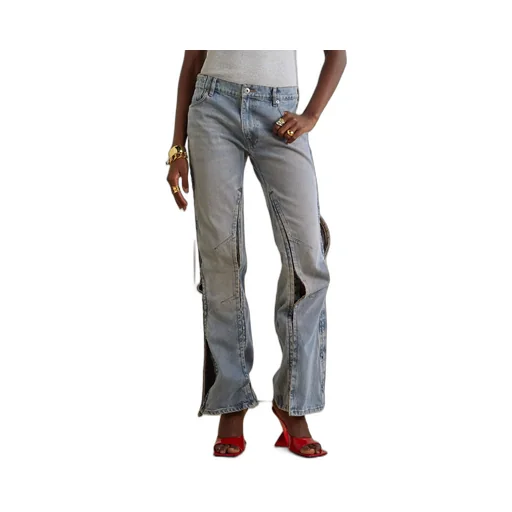Belt Ring Denim Trousers