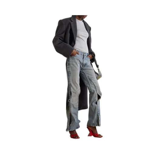 Belt Ring Denim Trousers