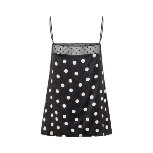 Stella Mccartney Layered Polka Dot Print Top