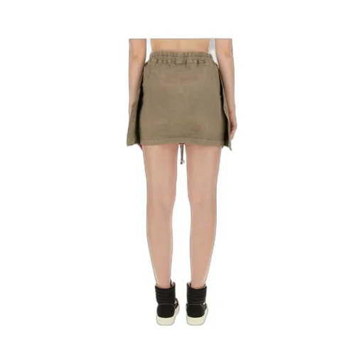 Rick Owens Drkshdw Lido Drawstring Mini Skirt