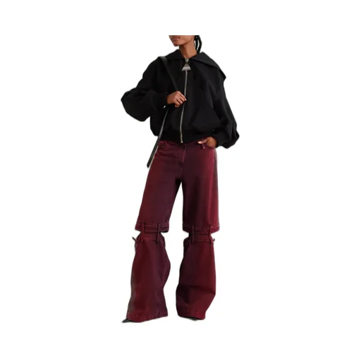 Belt Ring Denim Trousers