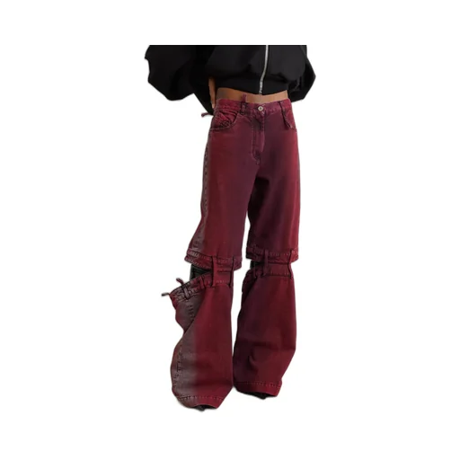 Belt Ring Denim Trousers