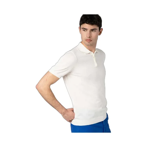 Short-Sleeved Cotton Polo Shirt