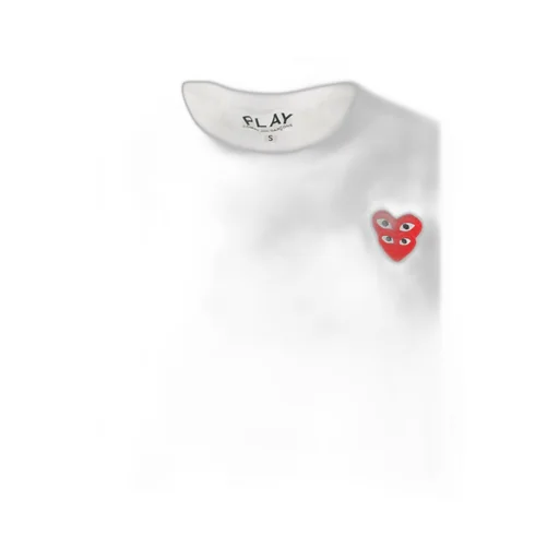 Comme Des GarÇOns Play Double Heart Crewneck T-Shirt