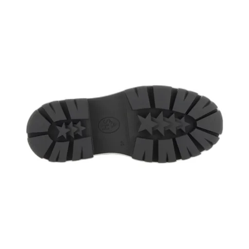 Round-Head Laced Short Boots