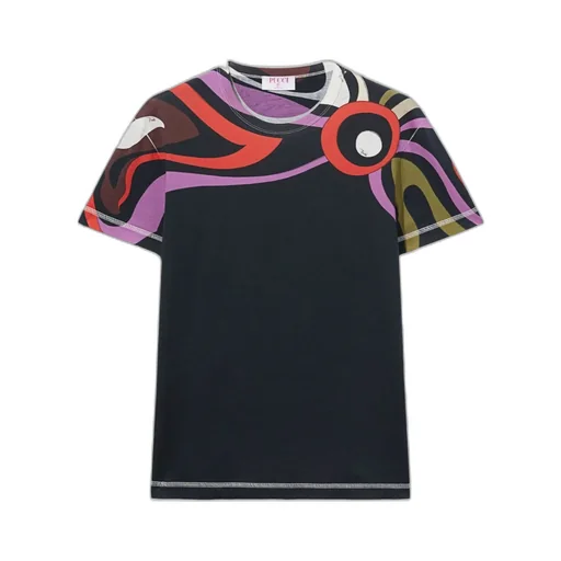 Marmo-Print Cotton T-Shirt