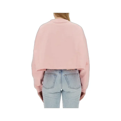 Marni Logo Detailed Cropped Sweatshirt