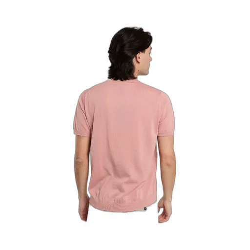 Short-Sleeves Fine-Knit Jumper