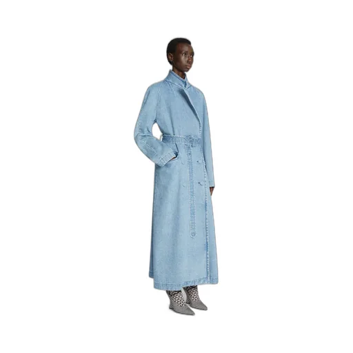 Dries Van Noten Denim Trench Coat