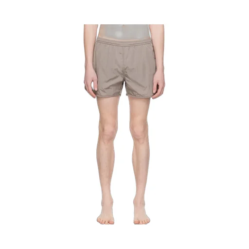 Ami Elastic Waistband Swim Shorts