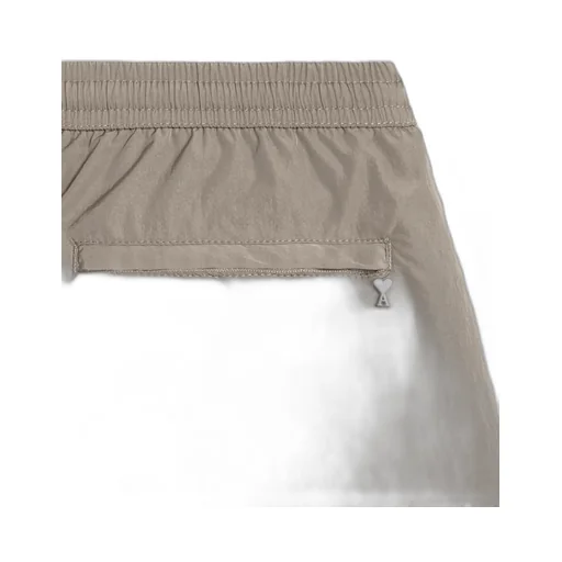 Ami Elastic Waistband Swim Shorts
