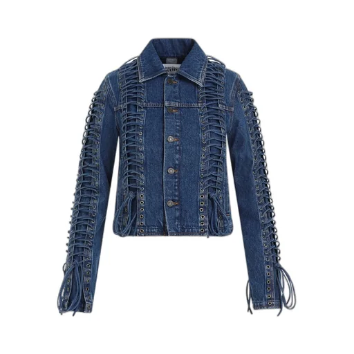 Long-Sleeved Denim Coat
