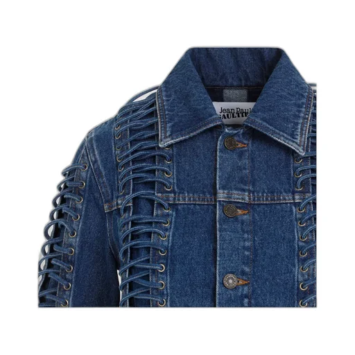 Long-Sleeved Denim Coat