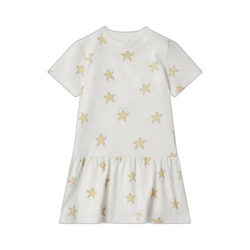 Stella Mccartney Kids Star-Printed Crewneck Dress