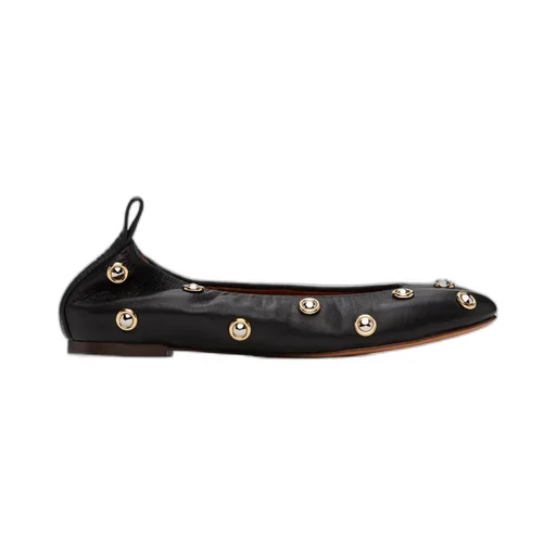 Rivet Lifting Ring Ballet Shoes