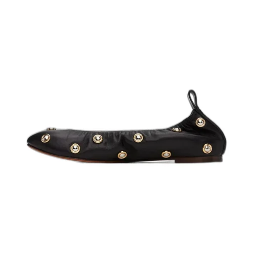 Rivet Lifting Ring Ballet Shoes