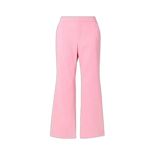 Flared Crepe Trousers