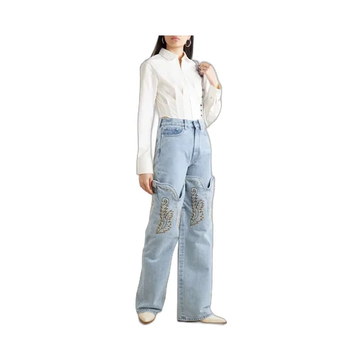 Evergreen Maxi Cowboy Cuff Jeans