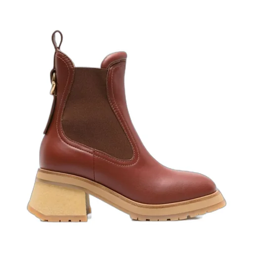 Gigi 70Mm Leather Chelsea Boots