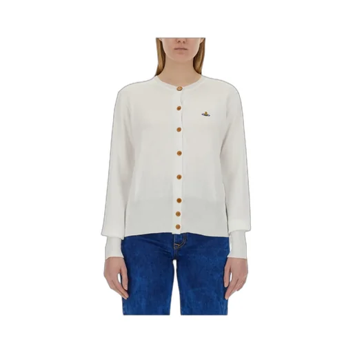 Vivienne Westwood Orb Embroidered Knitted Cardigan