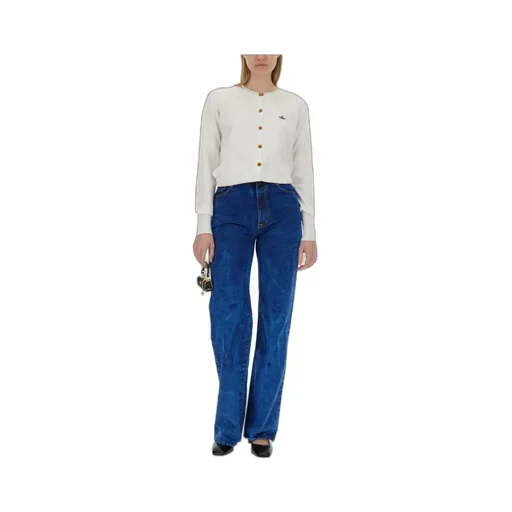 Vivienne Westwood Orb Embroidered Knitted Cardigan