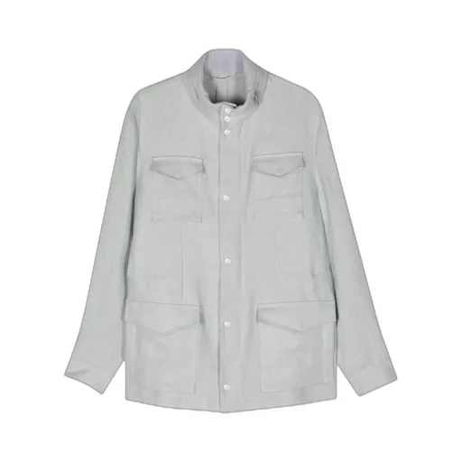 Four-Pockets Linen Jacket