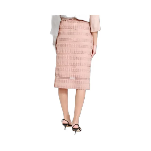 Lotus Leaf Trimmed Skirt