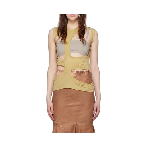Hollow-Out Design Vest