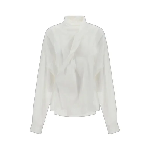 Long-Sleeved Wrap Shirt