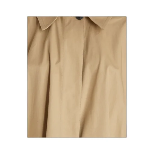 Quira Button Detailed Layered Long-Sleeed Coat