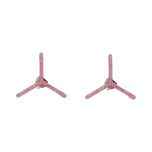 Y/Project Logo Shaped Earrings