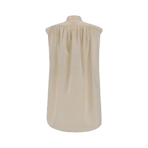 Quira Mandarin Collar Sleeveless Top