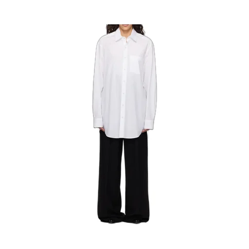 Adjustable-Straps Poplin Shirt