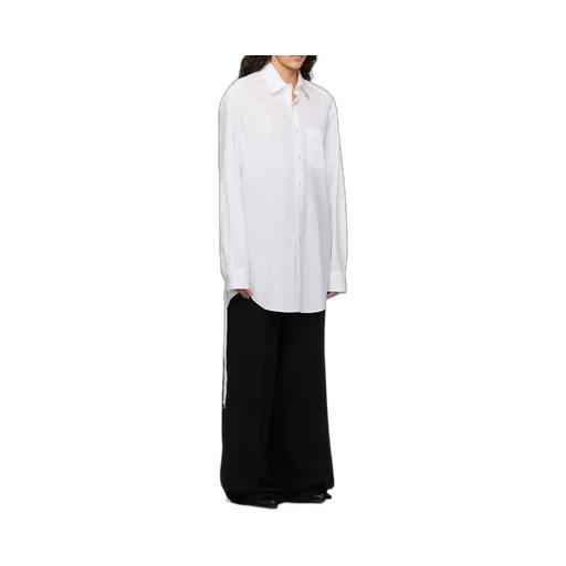 Adjustable-Straps Poplin Shirt