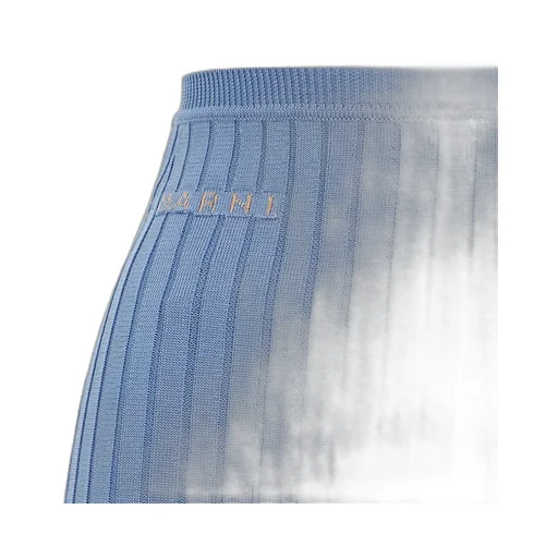 Jacquard-Logo Ribbed Maxi Skirt