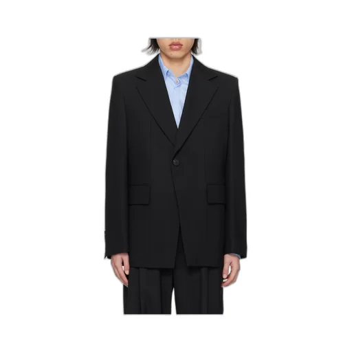 Slim Single-Breasted Suit Jacket