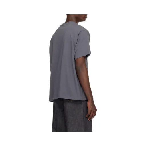 Plain Knitted Short-Sleeved T-Shirt
