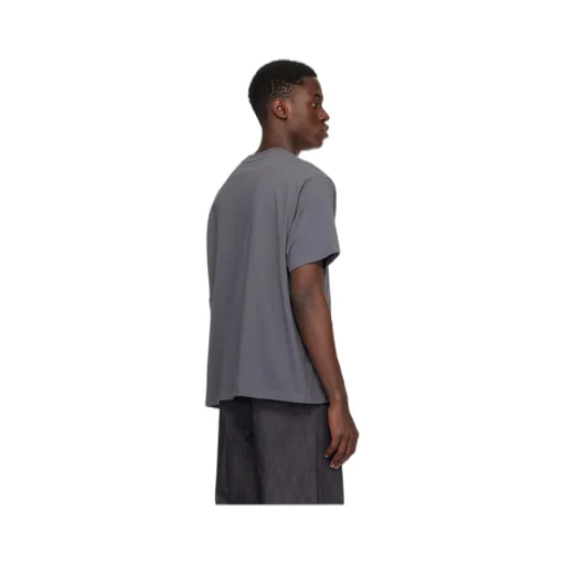 Plain Knitted Short-Sleeved T-Shirt