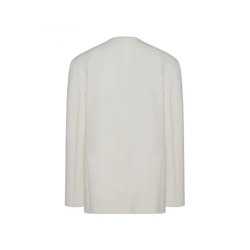 Alda Crepe Double-Breasted Blazer