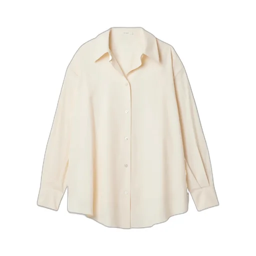 Straight Button-Down Shirt