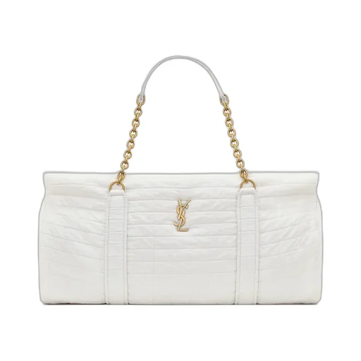 Saint Laurent Gloria Quilted Jacquard Tote Bag